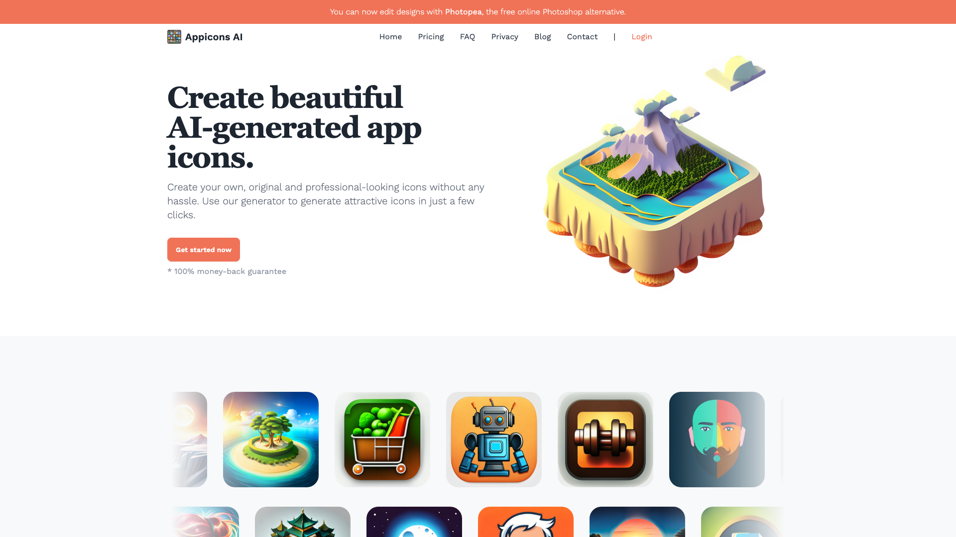 Appicons.ai 项目主页