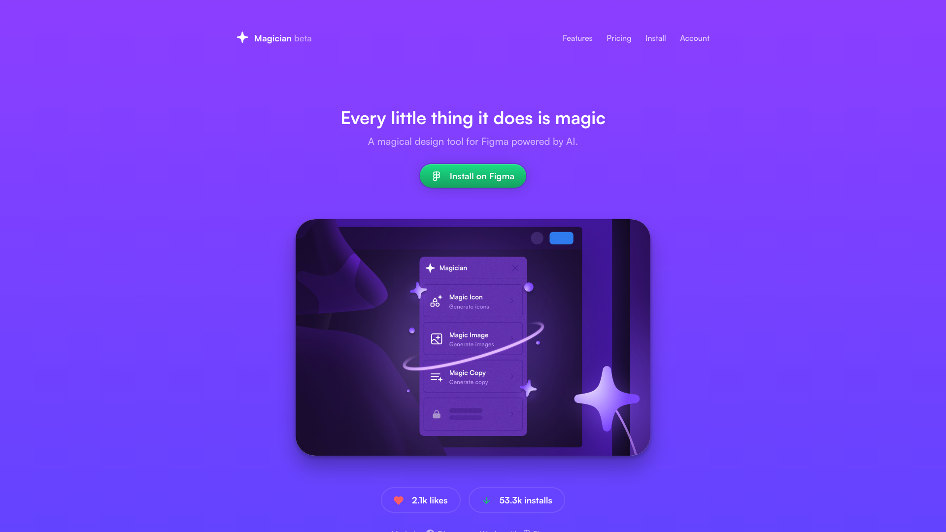 Magician for Figma主页截图
