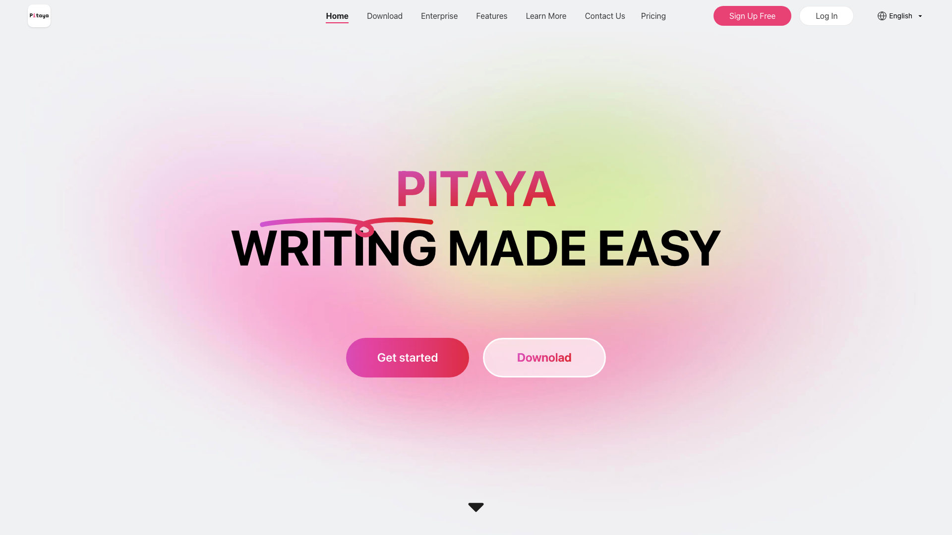 Pitaya主页截图