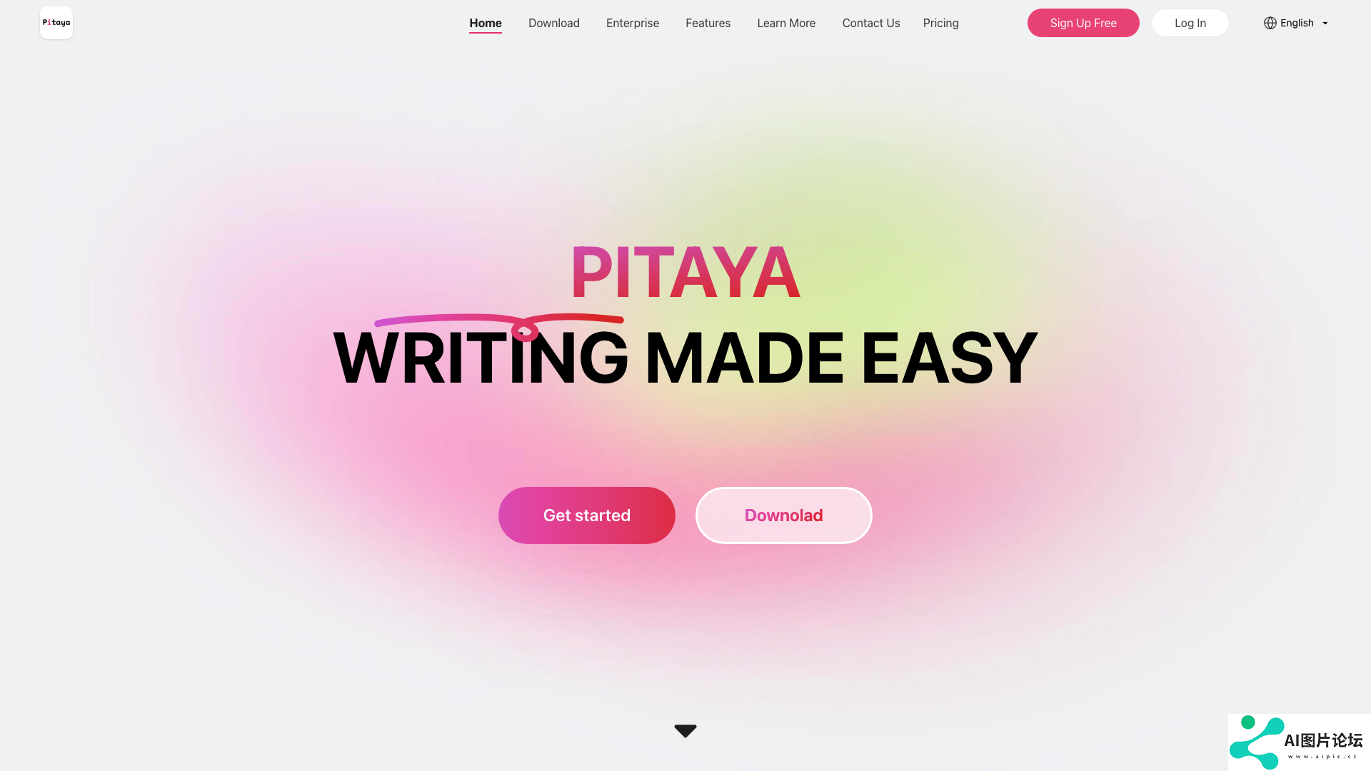 Pitaya主页截图