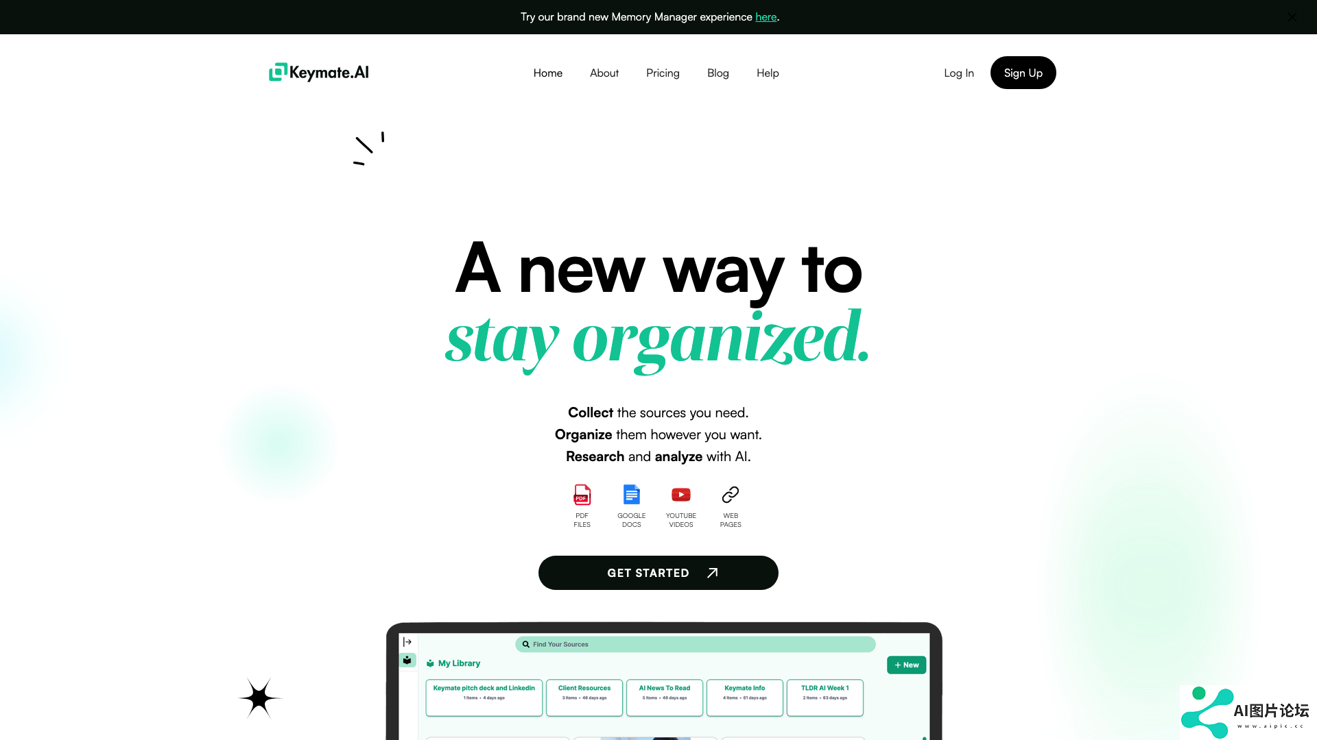Keymate.AI 主页截图