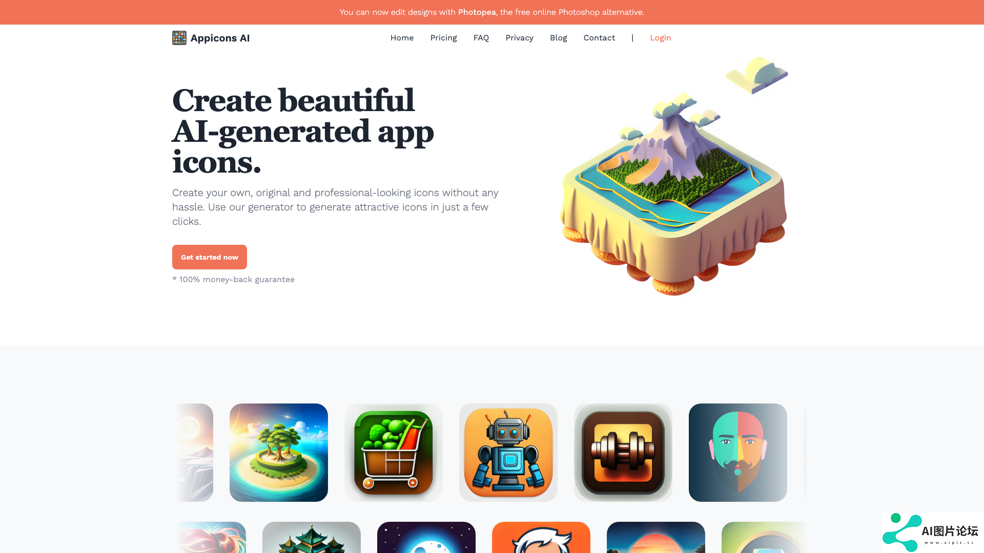 Appicons.ai 项目主页