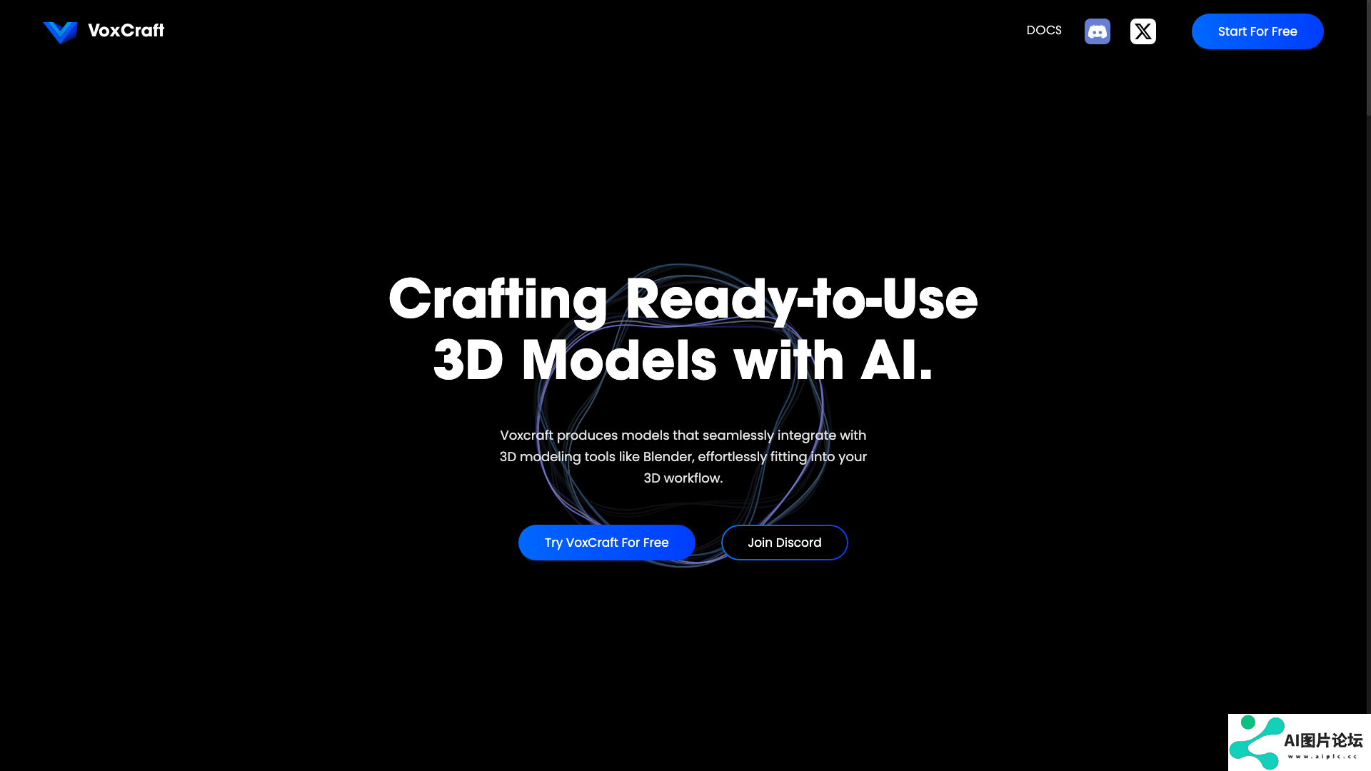 VoxCraft主页截图
