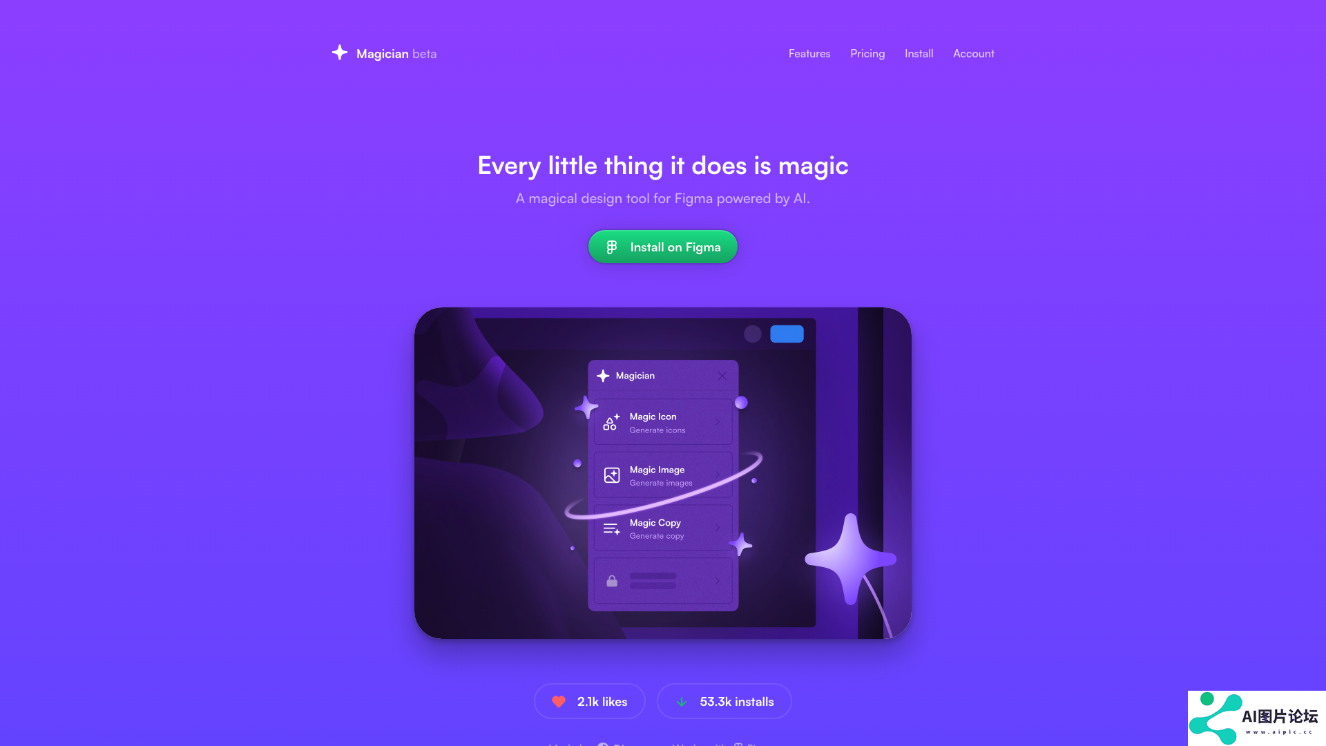 Magician for Figma主页截图