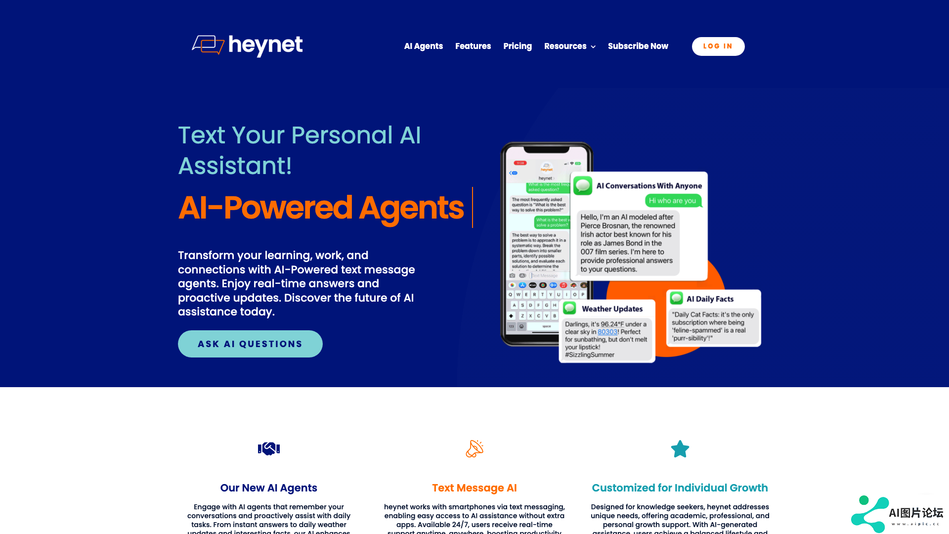 Heynet主页截图