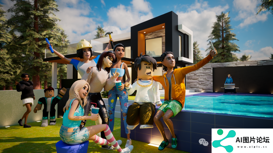 Roblox官宣AI秒生3D物体模型，引爆10亿玩家游戏新世界