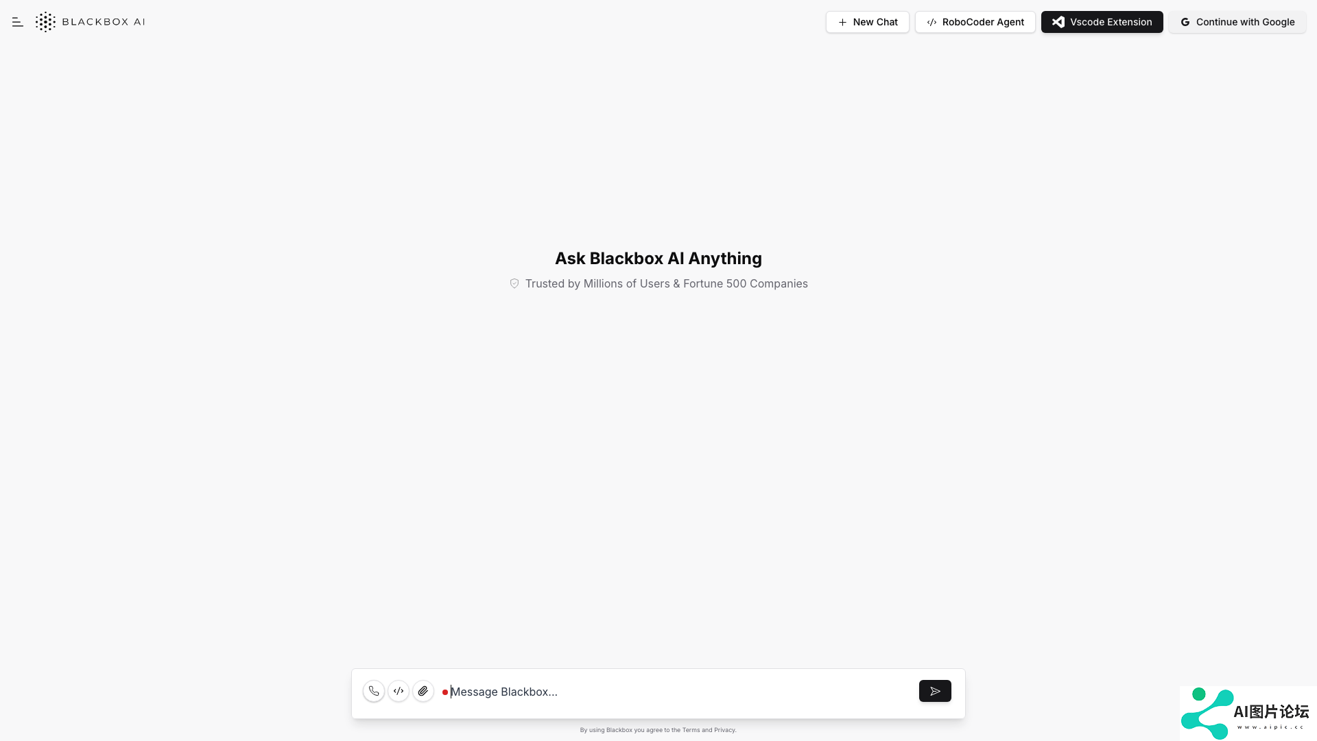 Chat Blackbox 项目主页截图